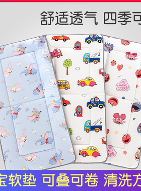 定制幼儿园宝宝床垫夏季午睡婴儿垫被55x135儿童拼接床褥子168x88