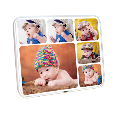 九宫格相框挂墙洗照片拉米娜摆台多张组合定制水晶照片定制拼图