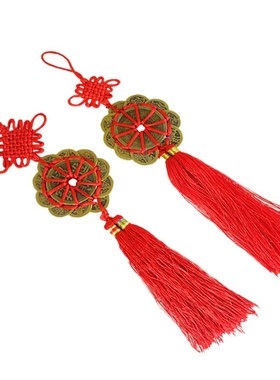 梅花五帝钱九帝钱十帝钱鎮宅擋煞招财铜钱开运五帝葫芦门对门挂件