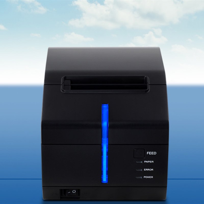 行式热敏高端厨房打印机网口支持58mm和80MM收款机配件自动切刀