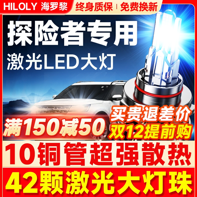 【超亮聚光】探险者专用LED大灯