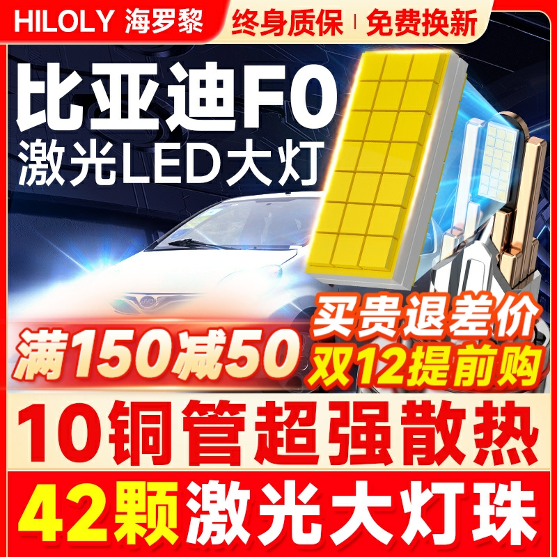 【42颗大灯珠】超亮聚光LED大灯