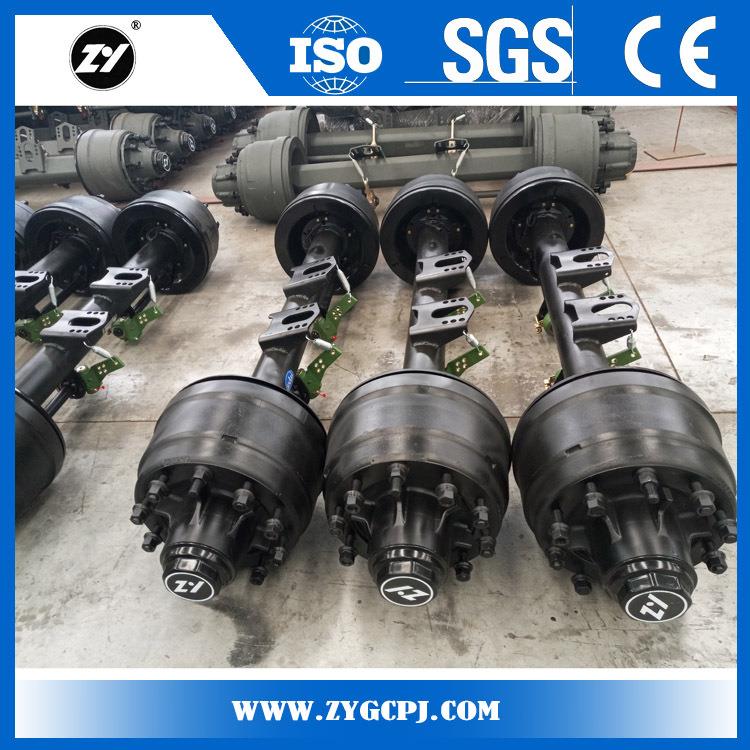 提供半挂车拖车 机械后桥 10吨轻型车桥 13吨1840mm