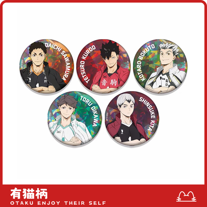 【正版现货】排球少年 闪吧唧 主将ver