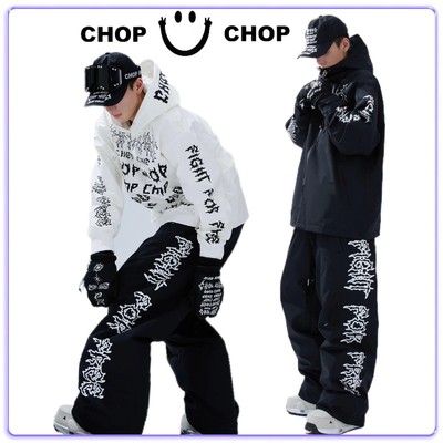 CHOPCHOP 24-25雪季新品【黑神话】男女同款3L加绒保暖压胶滑雪服