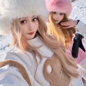 CHOPCHOP 滑雪帽子 毛毛护耳帽 26限量新品 极地奶熊