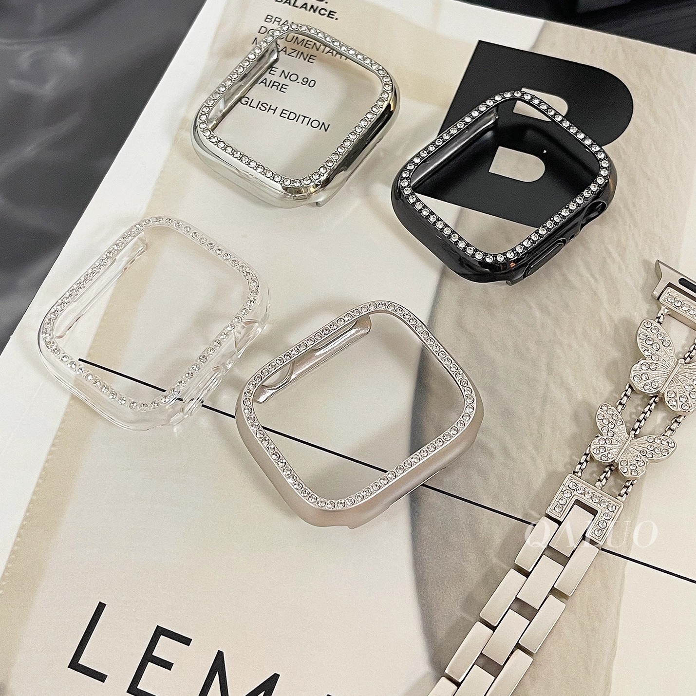 S10手表闪钻单排钻防摔保护壳