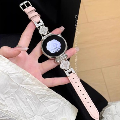 适用华为手表gt5女款满钻表带