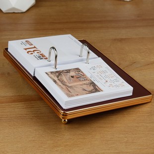 日历定制2025年商务企业广告印logo图片皮质365张记事计划本台历