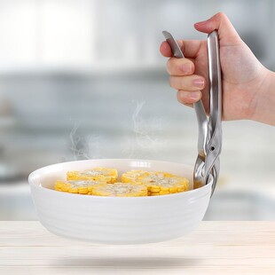 304不锈钢抓盘子夹防烫夹取碗夹提盘夹子 端碗器家V用蒸菜夹取盘