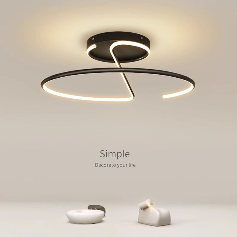 简约现代创意客厅餐厅主卧室2024新款吊灯房间吸顶灯广东中山灯具