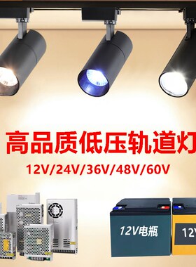 LED低压射灯轨道灯夜市摆摊灯12VD48V60V电动车三轮车电瓶灯餐车
