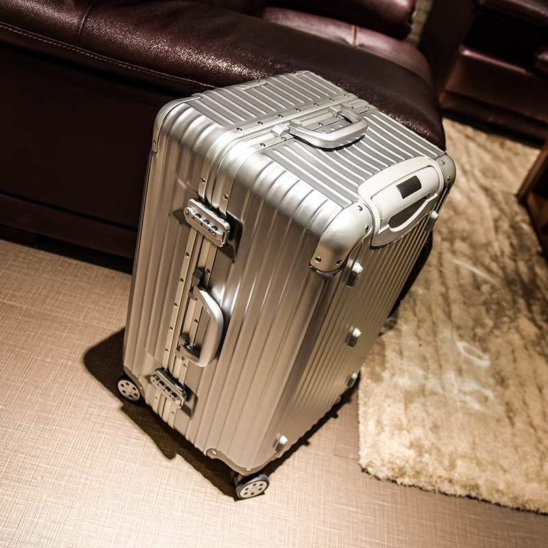 运动版PC铝框拉链拉杆箱托运行李箱旅行超大加厚30寸32出国轻男女