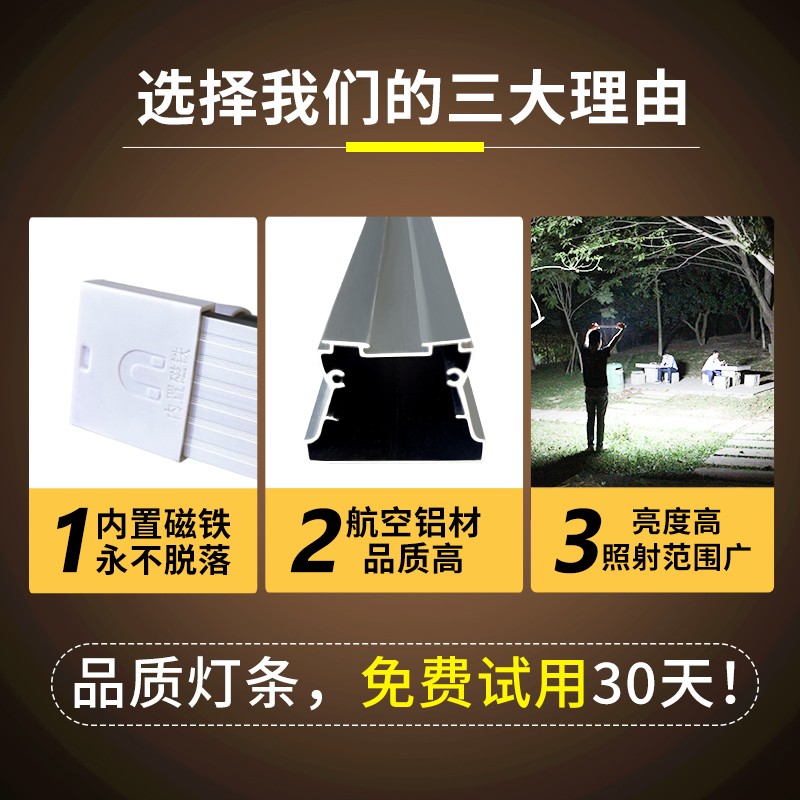充电应急照明灯停电备用家用led灯泡户外超亮R强光夜市摆地摊神器