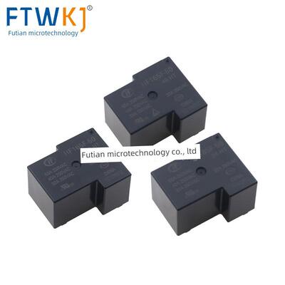 原宏发继电器Hf165F-50 5 12 24 48-Ht 4针50A组常开12Vdc