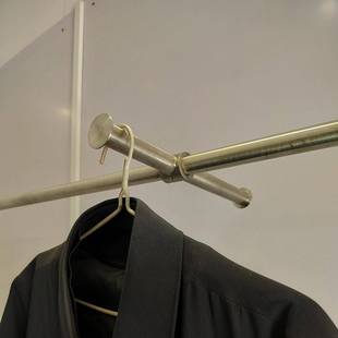 服装道具展示架加装正挂杆活动正挂配件点挂挂钩加厚象鼻挂通