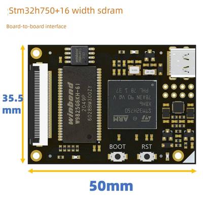 Stm32H750Xbh6开发板核心Counterman视觉采集小系统板取代743 407