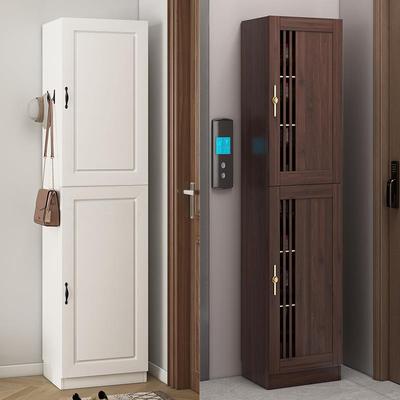 实木生态板鞋柜家用门口入户阳台电梯口小窄楼道大容量加高收纳柜