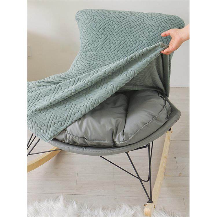 防滑全包款龙虾椅套懒人休闲沙发套子摇摇椅套罩阳台单人四季通用