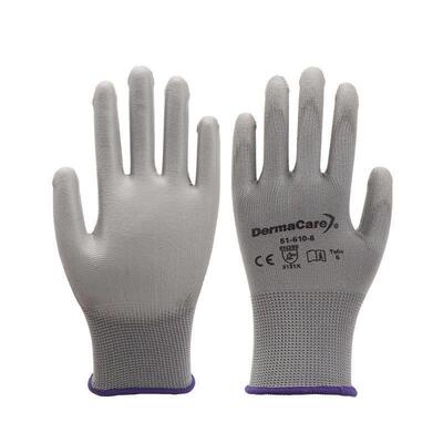 劳保手套12（双）尼龙涂层Pu手套薄透气防滑工作手套出口出口