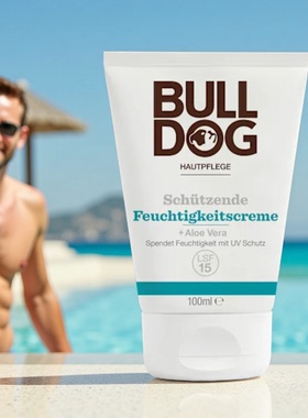 BULLDOG牛头犬SPF15保湿防晒面霜100ml