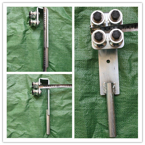 渣土车自动篷布配件 20圆钢轮 轨道架子