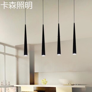 长筒北欧免开孔射灯明装筒灯led圆柱餐厅背景墙掉线长筒亚克力灯