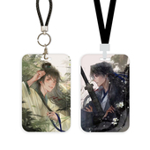 盗墓笔记卡套张起灵吴邪学生饭卡校园门禁卡公交卡胸牌校牌证件套