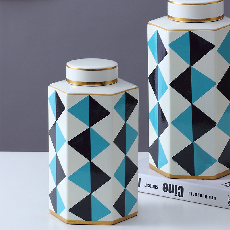 陶瓷摆件软装家居装饰品创意陶瓷罐摆饰陶瓷花瓶玄关客厅酒店摆件,鲜花速递/花卉仿真/绿植园艺,花瓶,淘宝优惠券,粉丝福利购,淘宝优惠卷