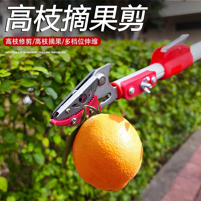 不锈钢高枝剪高空修枝剪可伸缩杆修剪果树剪树枝专用剪刀摘采果剪