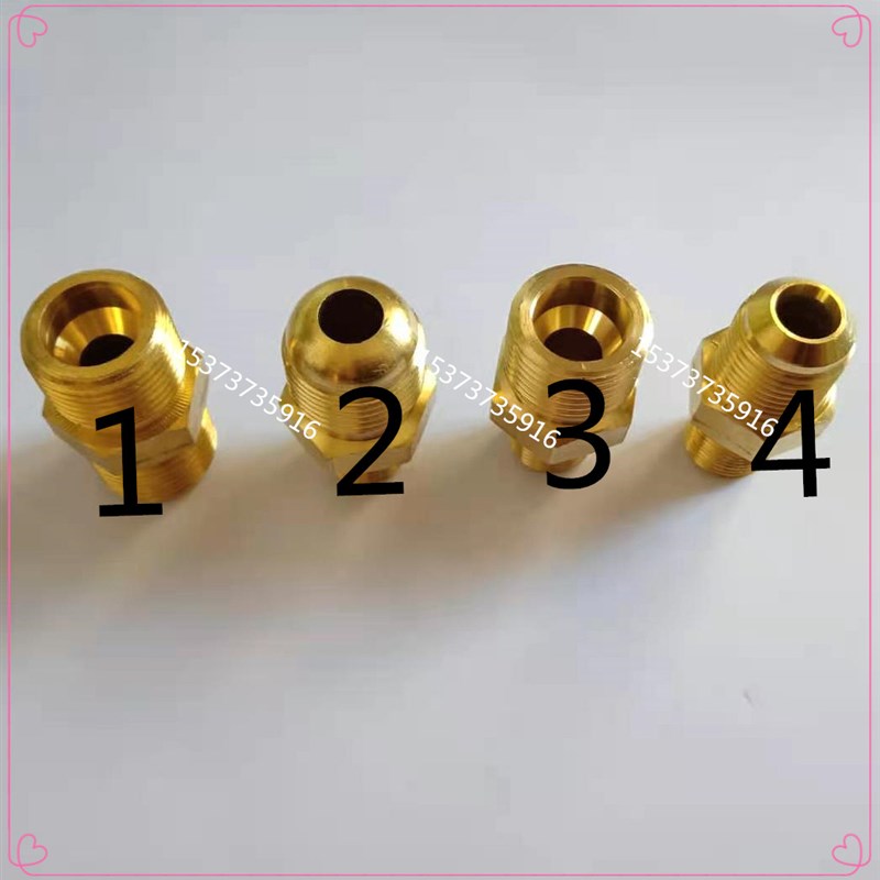 杜瓦瓶配件液氧杜瓦瓶接头杜瓦罐截止阀铜转换接头低温液态管接头