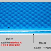 鱼缸专用高密度过滤棉净化专用材料用品水族箱养鱼配件大全生化棉