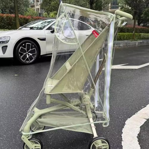 婴儿推车挡风雨罩丸丫T2小虎子T18口袋车保暖雨衣罩遛娃神器雨棚