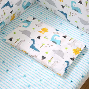 新生婴儿枕头儿童枕头枕套0-1岁婴儿宝宝幼儿园小孩纯棉透气枕芯