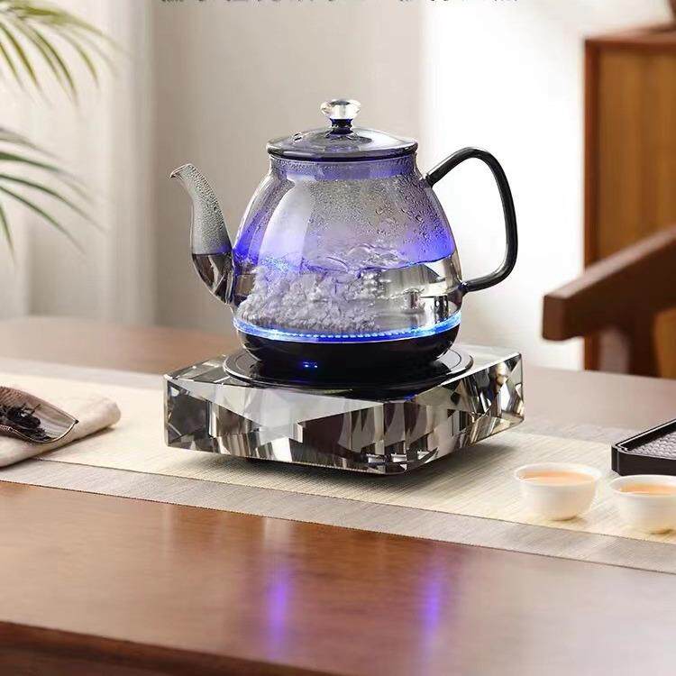 电陶炉茶炉加厚高硅玻璃煮茶器烧水泡茶家用煮茶壶触摸陶瓷电陶炉