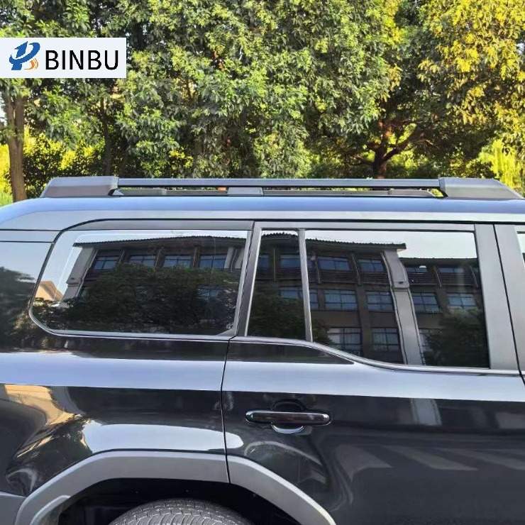 适用24款丰田霸道行李架普拉多LC250原厂款车顶架Prado黑色车顶架