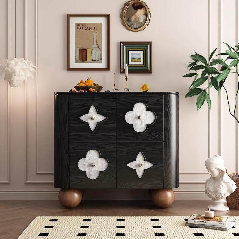 四叶草餐边柜法式复古实木储物柜餐厅多功能收纳柜玄关柜民宿柜子,农机/农具/农膜,其它农用工具,淘宝优惠券,粉丝福利购,淘宝优惠卷