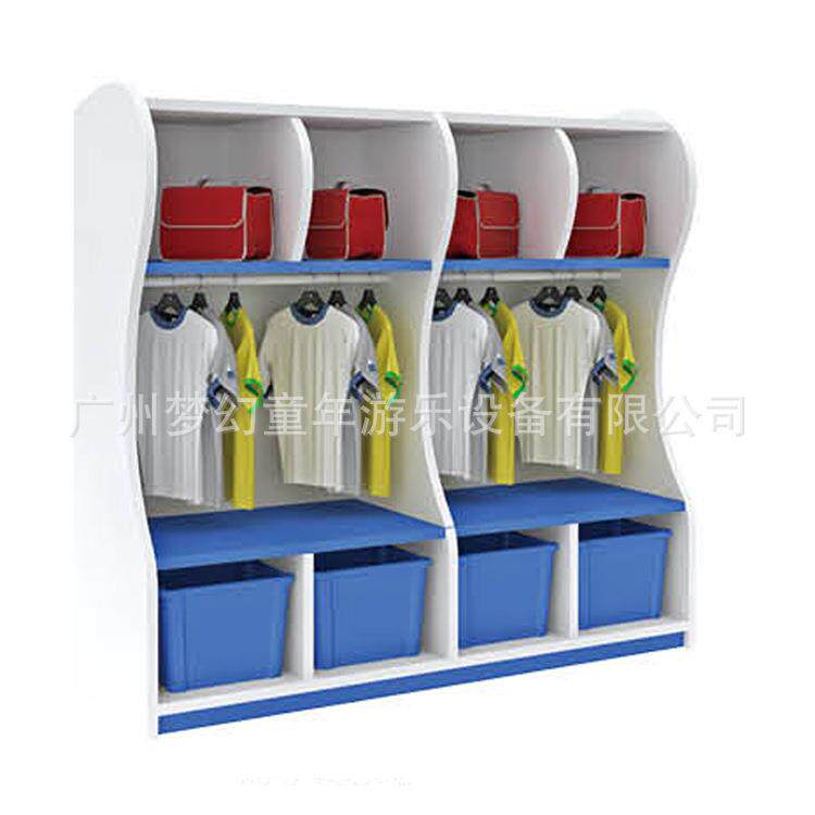 六格玩具收纳柜MDF中纤板收纳柜收纳柜学校用厂价儿童家具