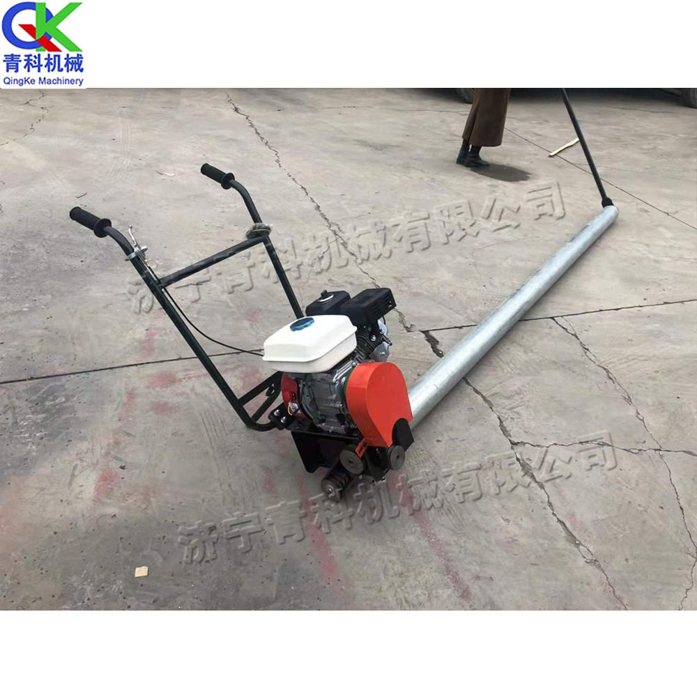 电动滚轴滚平机道路施工混凝土摊铺机滚筒式单轴路面整平机