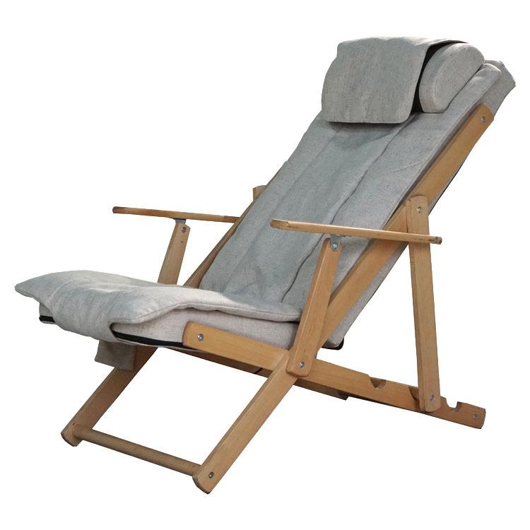 适用于按摩椅家用全身小型阳台午休闲轻奢躺椅懒人沙发实木老