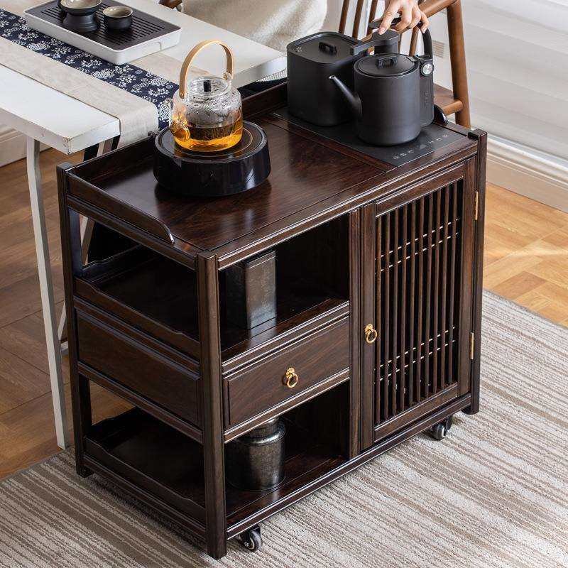 新中式茶水柜储物古典黑檀木新中式侧边收纳边柜家用壶一体茶桌,家装灯饰光源,其它灯具灯饰,淘宝优惠券,粉丝福利购,淘宝优惠卷