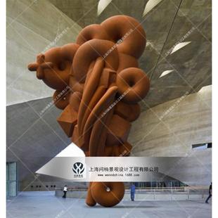 抽象艺术装置商业美陈大型室内雕塑装置大型商场艺术装饰雕塑工程