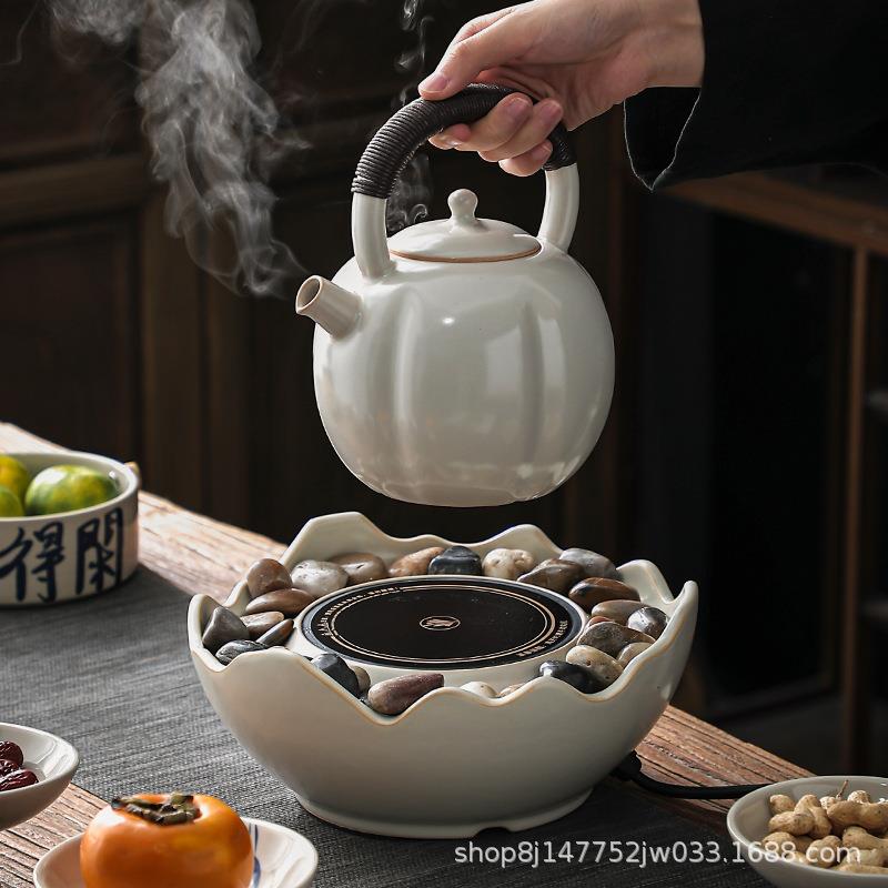 围炉煮茶电陶炉可干烧罐罐煮茶壶家用全套烤奶茶网红煮茶器烤火炉