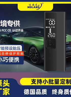 汽车充气泵车载电动帐篷打气泵高压12V橡皮艇户外轮胎加气泵