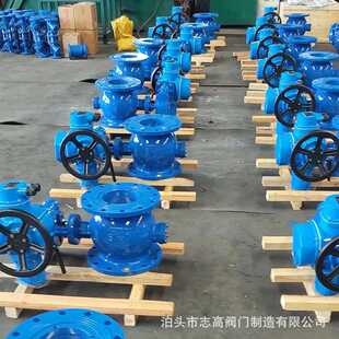 气动偏心半球阀DN350 16手电两用半球阀 PQ340FBQ347X