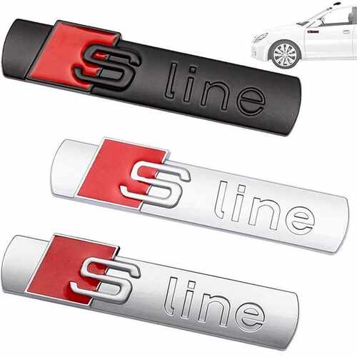 Sline侧标Q5Q7A3A4LA6LA8L适用于奥迪车贴运动车标汽车改装贴纸