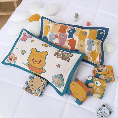 【儿童枕套】单条一条装35*55cm纯棉儿童枕套全棉吸汗枕头套