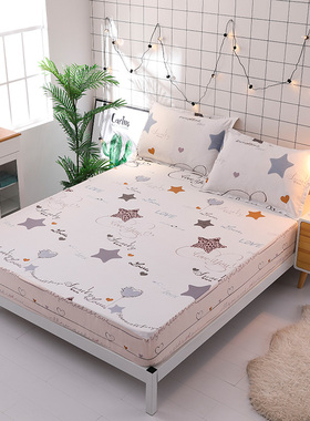 纯棉防水床笠隔尿定制90x190x150x180x200x220薄棕垫套榻榻米床罩