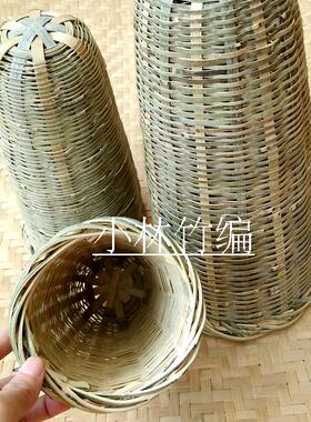 竹编酒漏酿酒工具灯饰竹漏斗酒斗特大中号小号口径竹制品支持定做