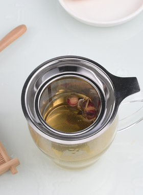 不锈钢茶漏茶滤茶壶泡茶器滤茶器玻璃杯茶隔水杯豆浆果汁漏网漏勺